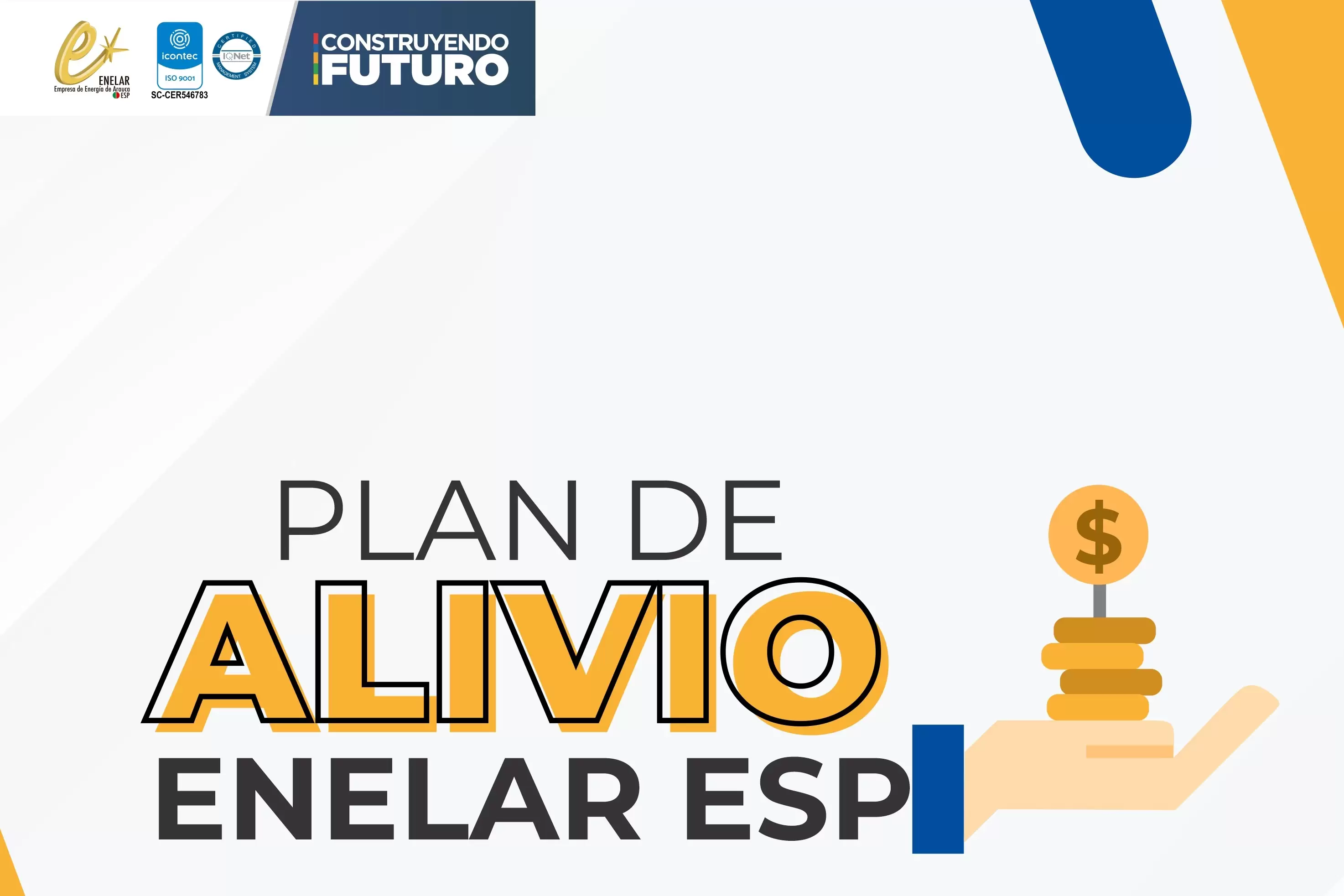 Facilidades de pago y descuentos de hasta el 100% de los intereses moratorios para usuarios de Enelar ESP
